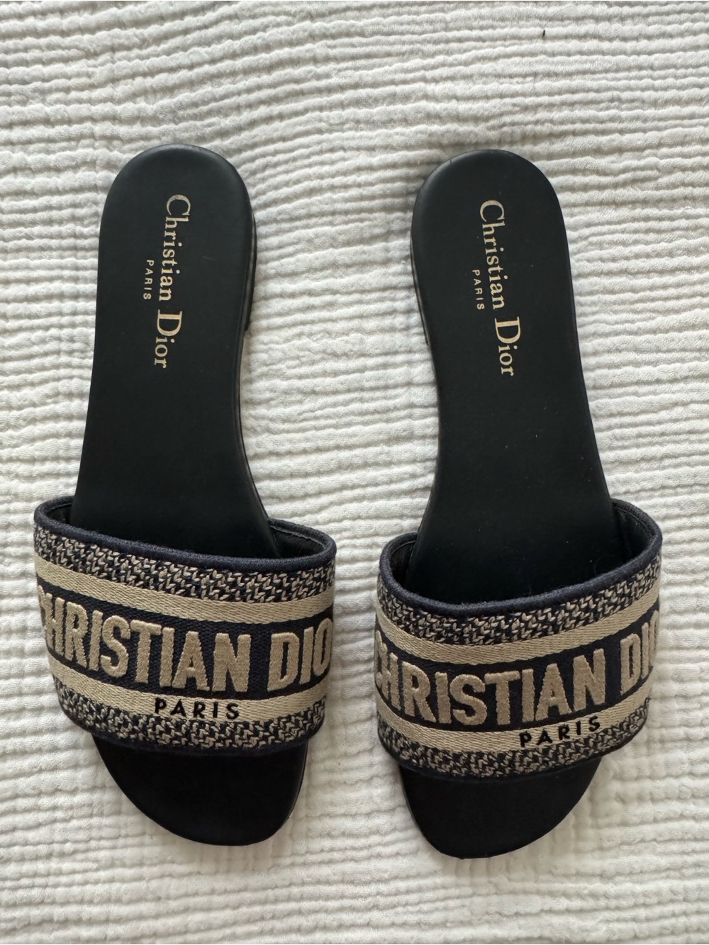 Authentic Dior Dway Slide sandals